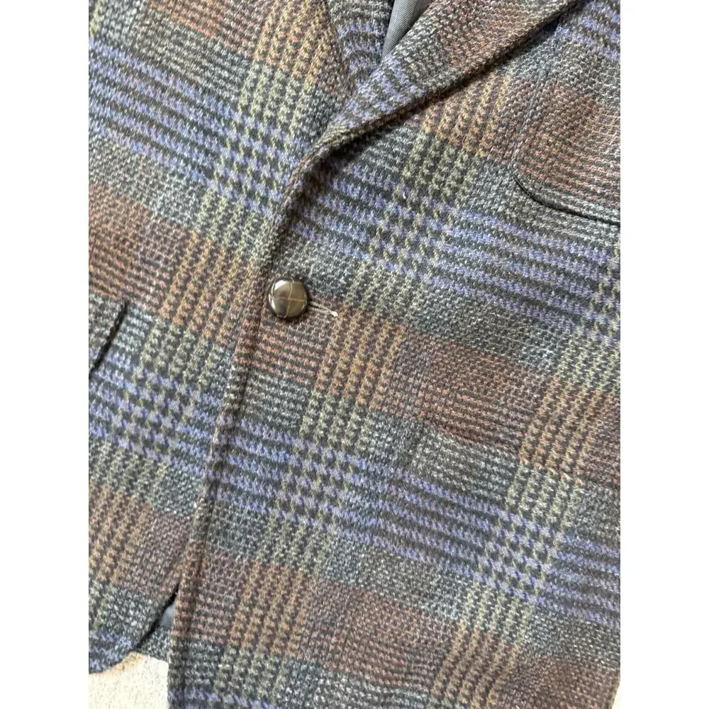 VTG 80’s Yves Saint Laurent Multicolor Tweed Wool Blazer Sports Coat Mens 38R